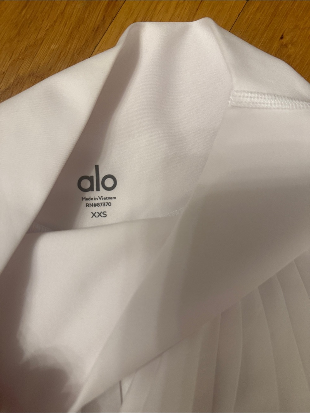 ALO Yoga White Tennis Skirt - Picture 4 of 4